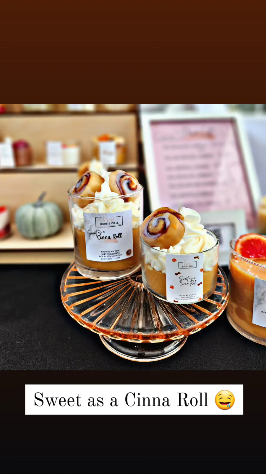 Candle - Sweet as a Cinna Roll