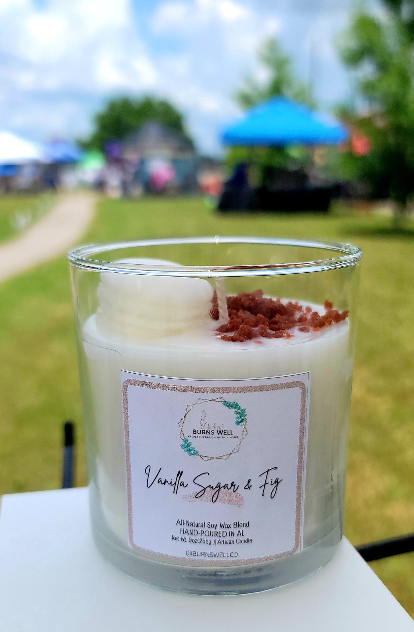 Candle - Vanilla Sugar & Fig | Elegant, Chic Scent