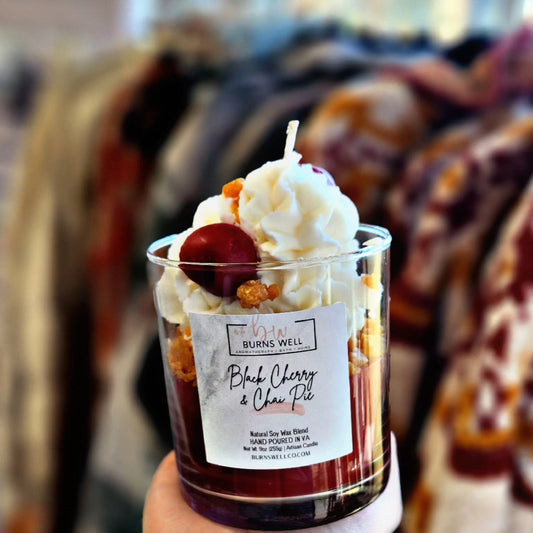 Candle - Black Cherry & Chai Pie | 2023 Holiday Seasonal