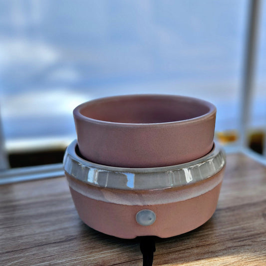 2-n-1 Light Pink Candle & Wax Warmer