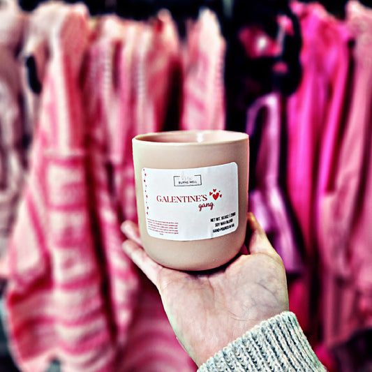 *Valentine's/Galentine's Ceramic Blush Candles 2024*