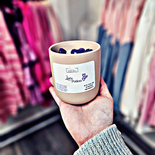 *Valentine's/Galentine's Ceramic Blush Candles 2024*