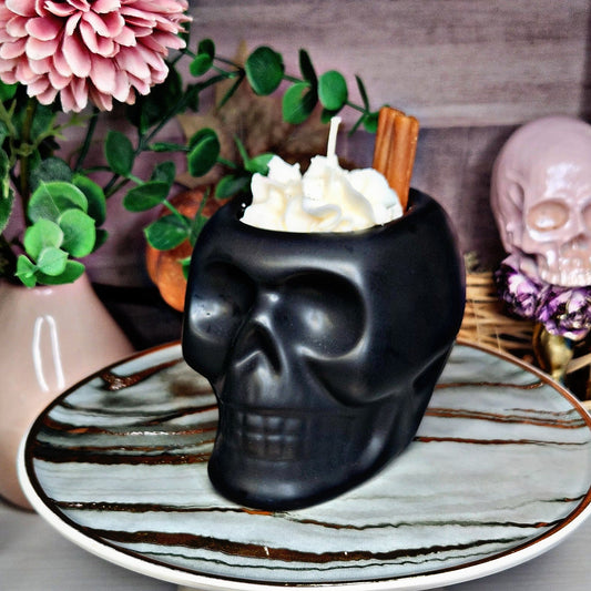 *Limited Edition Ceramic Skull Candles*