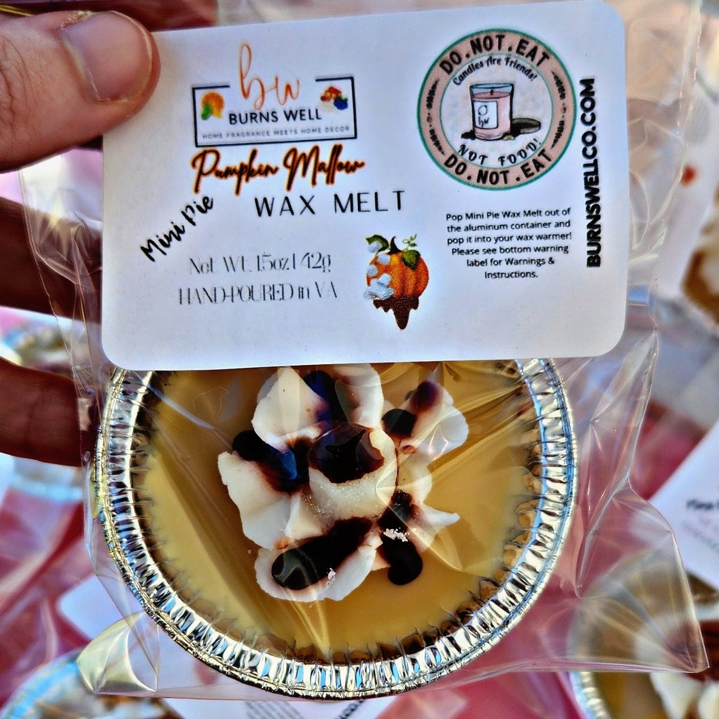 Mini Pie Wax Tarts/Melts