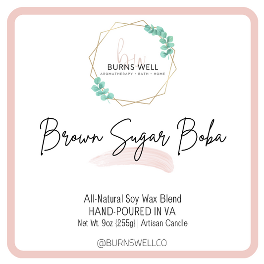 Candle - Brown Sugar Boba | Fall Seasonal
