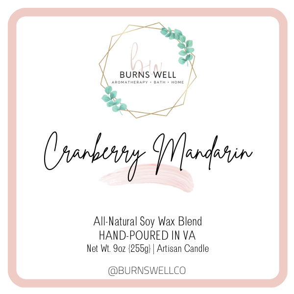 Candle - Cranberry Mandarin | Winter Seasonal