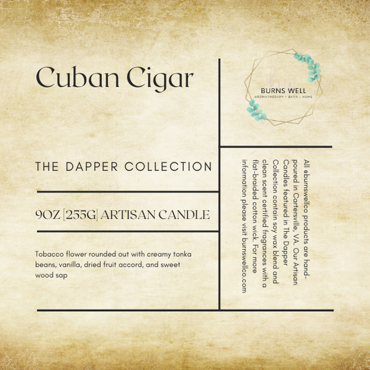Dapper Collection Candle - Cuban Cigar | *Discontinued*