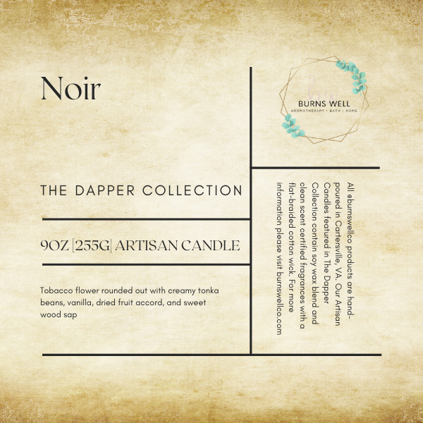 Dapper Collection Candle - Noir