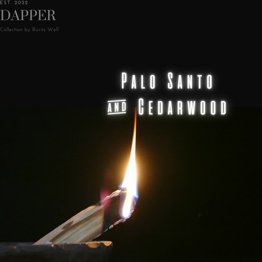 Dapper Collection Candle - Palo Santo & Cedarwood