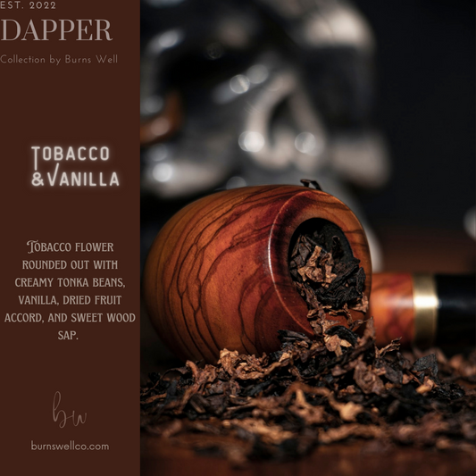 Dapper Collection Candle - Tobacco & Vanilla