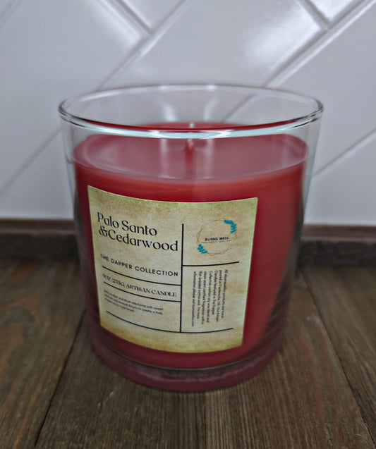 Dapper Collection Candle - Palo Santo & Cedarwood